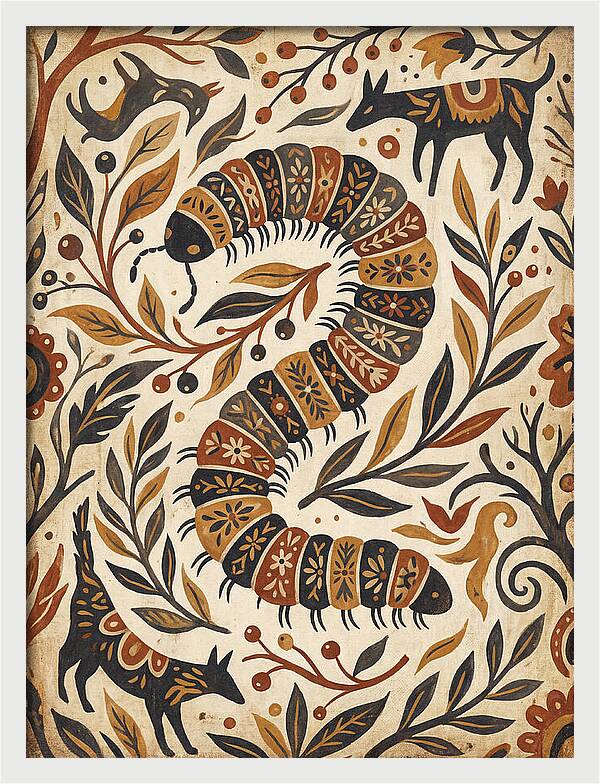 Folk Art Millipede