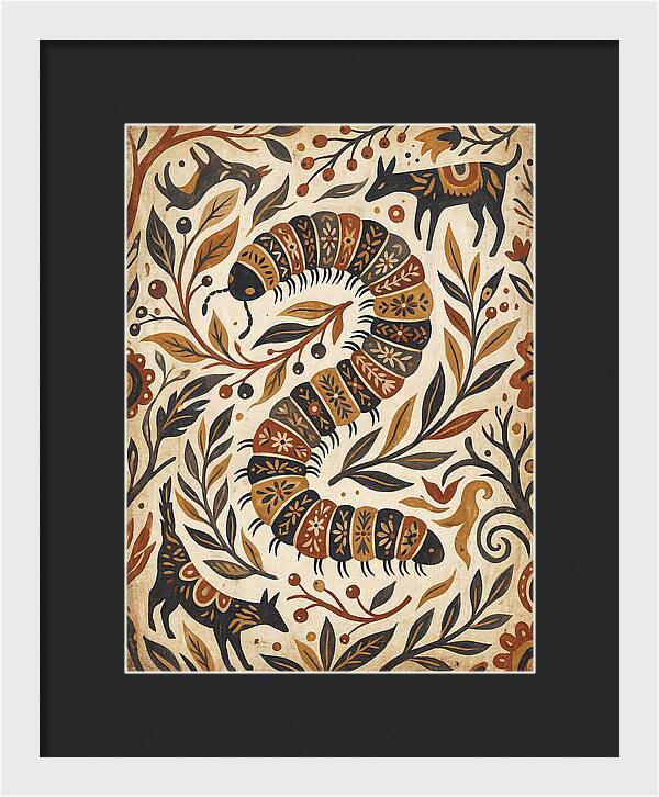 Folk Art Millipede