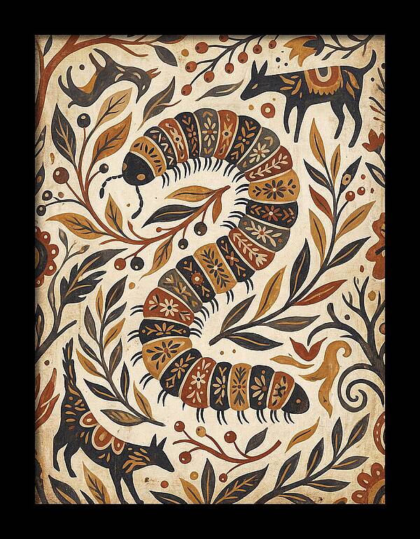 Folk Art Millipede