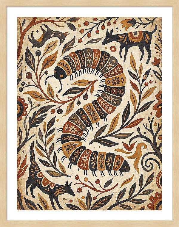 Folk Art Millipede
