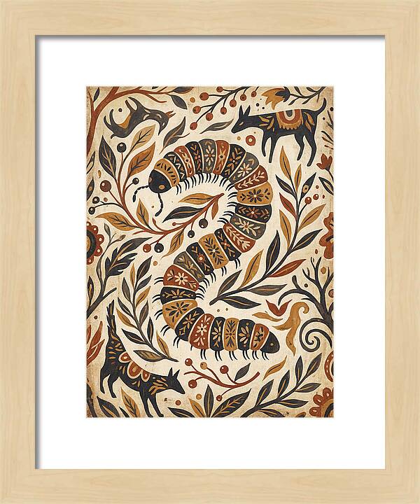 Folk Art Millipede