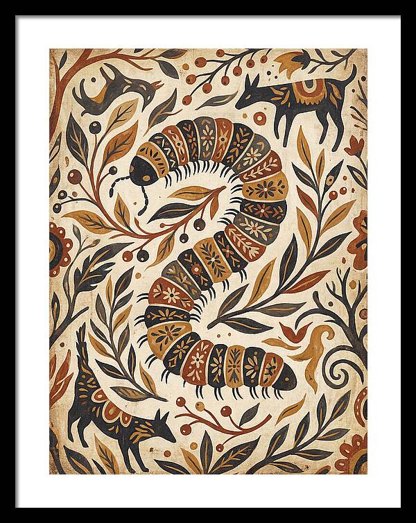 Folk Art Millipede