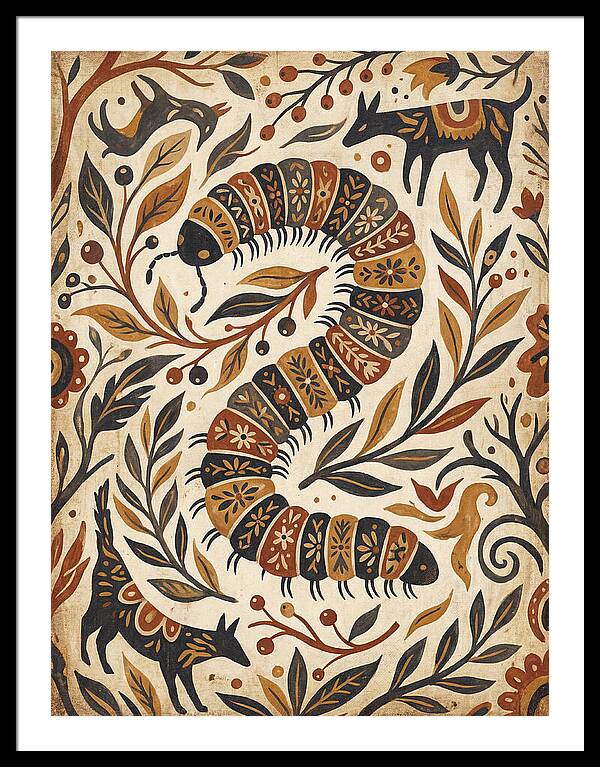 Folk Art Millipede