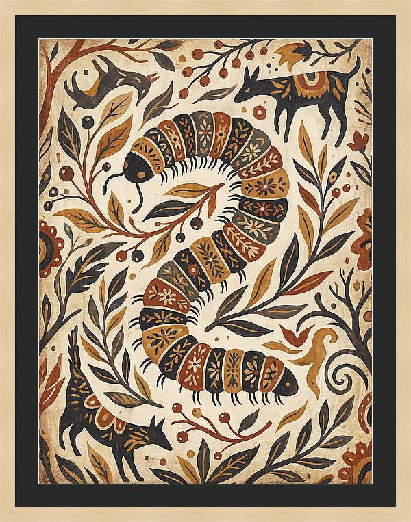Folk Art Millipede