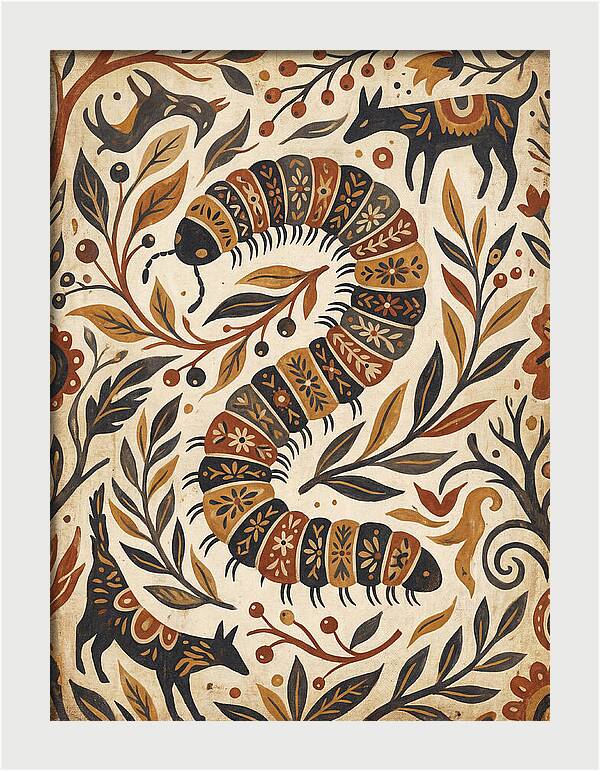 Folk Art Millipede