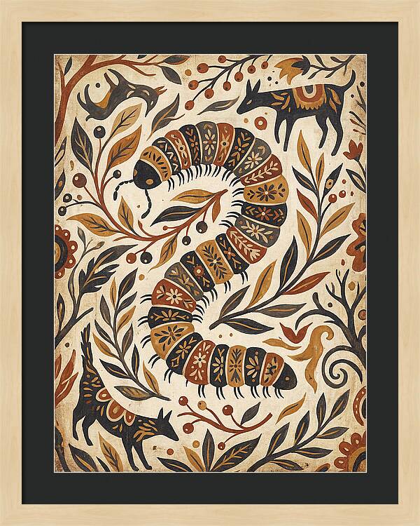 Folk Art Millipede