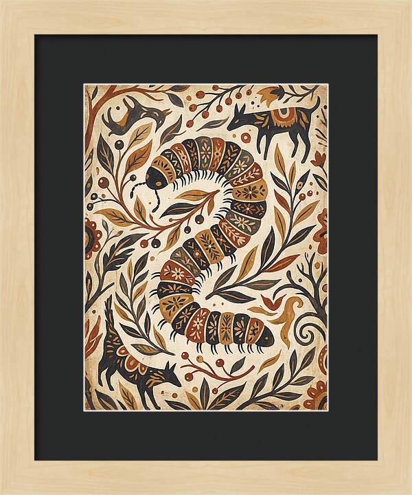 Folk Art Millipede