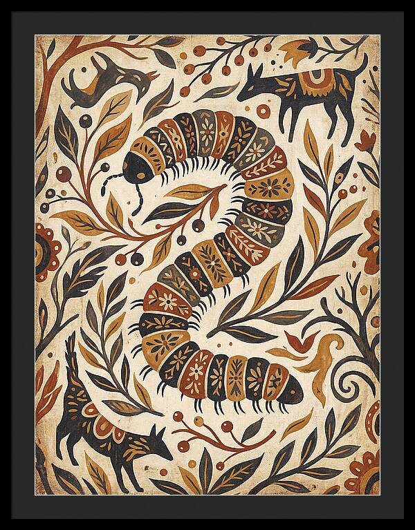 Folk Art Millipede