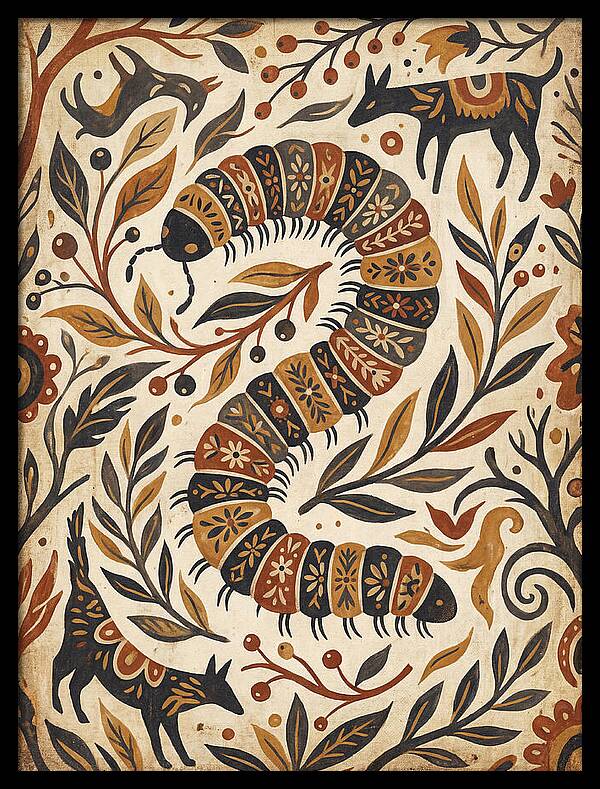 Folk Art Millipede