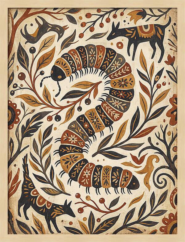 Folk Art Millipede
