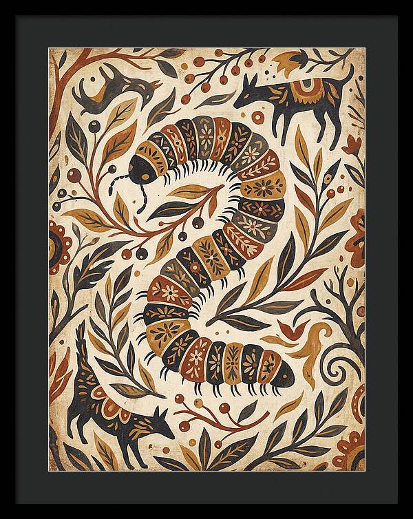 Folk Art Millipede