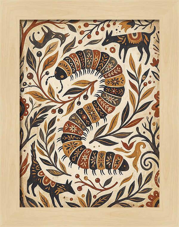 Folk Art Millipede