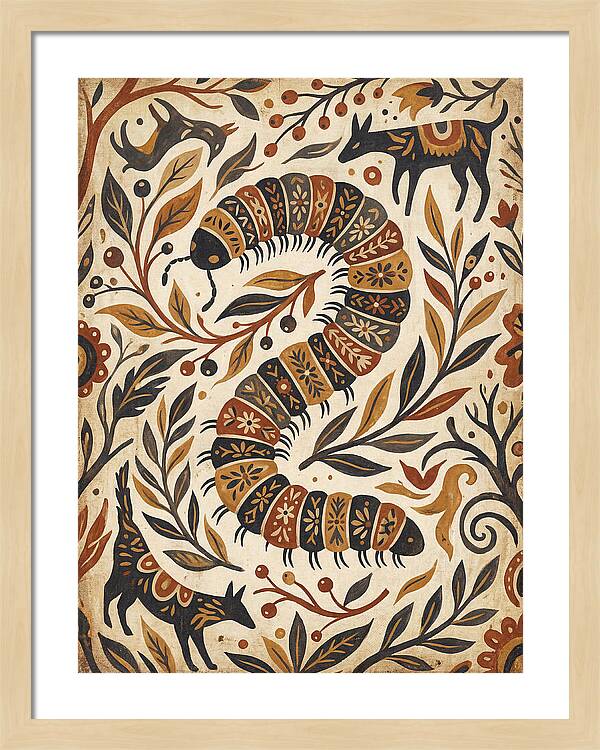 Folk Art Millipede