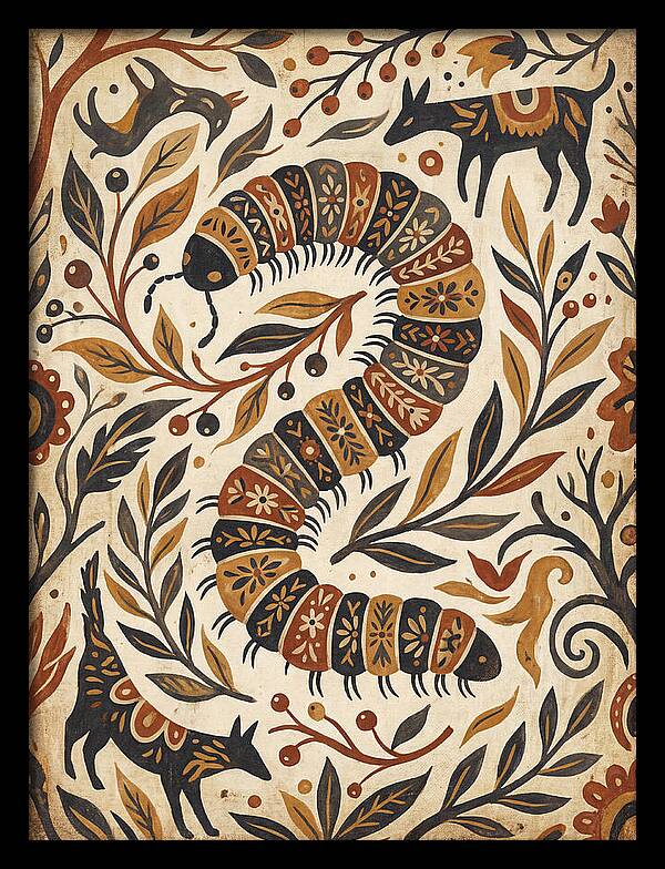 Folk Art Millipede