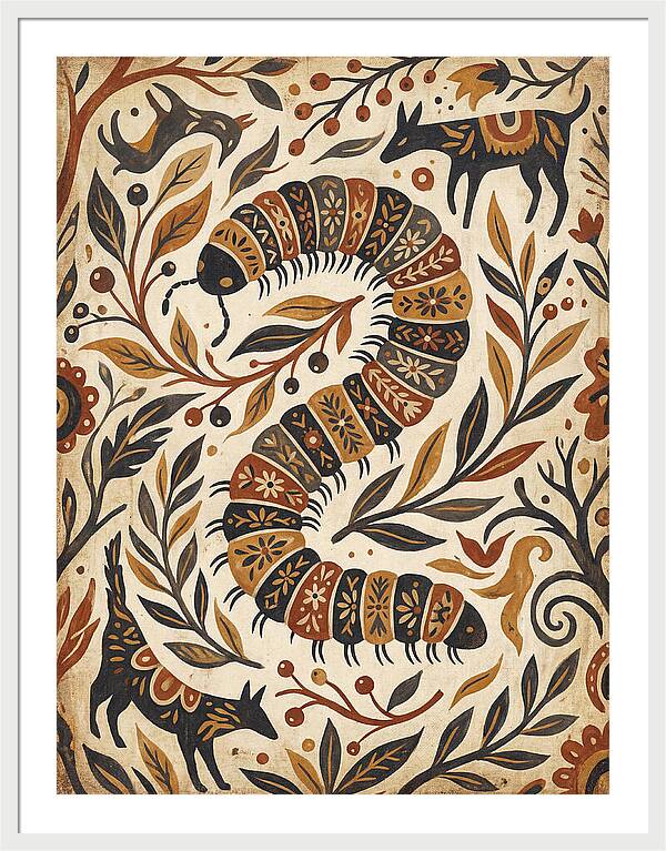 Folk Art Millipede