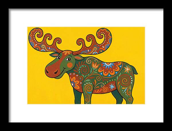 Folk Art Moose