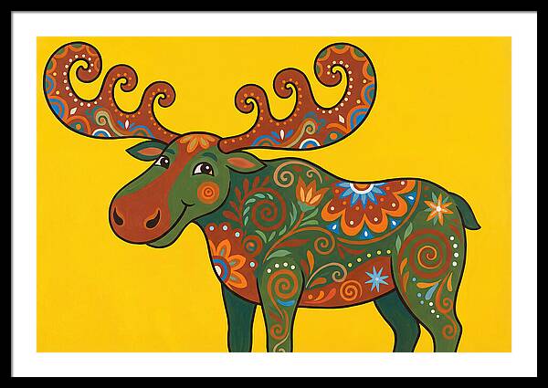 Folk Art Moose