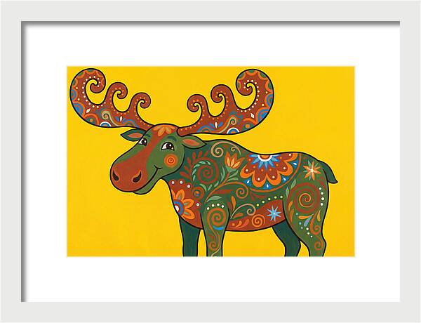 Folk Art Moose