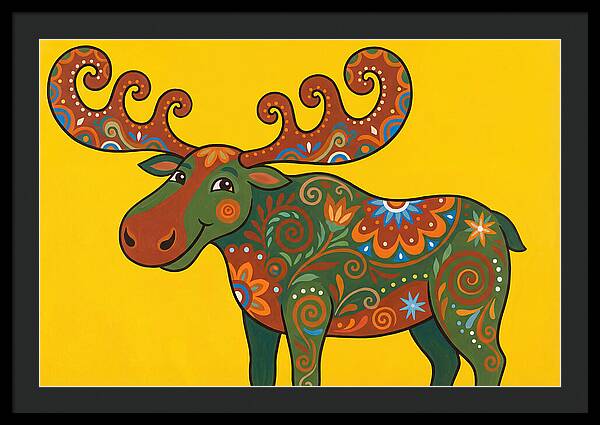 Folk Art Moose