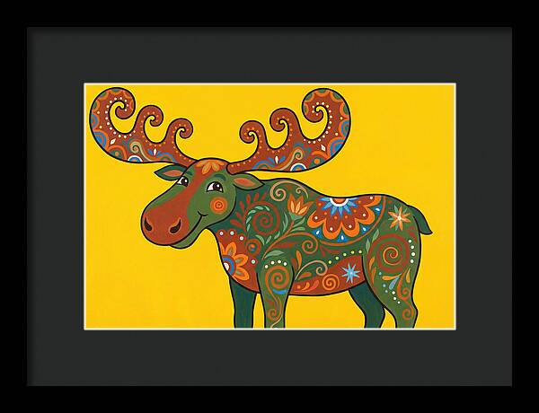 Folk Art Moose