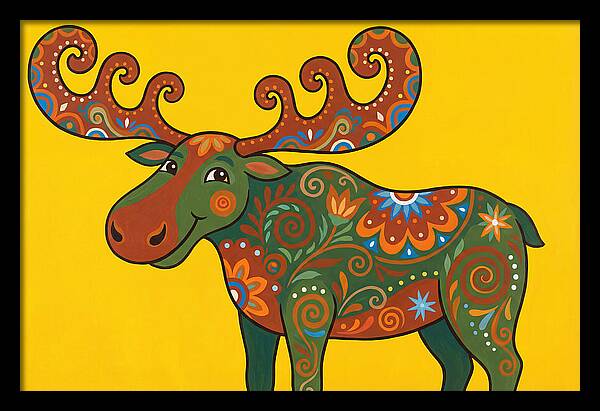 Folk Art Moose