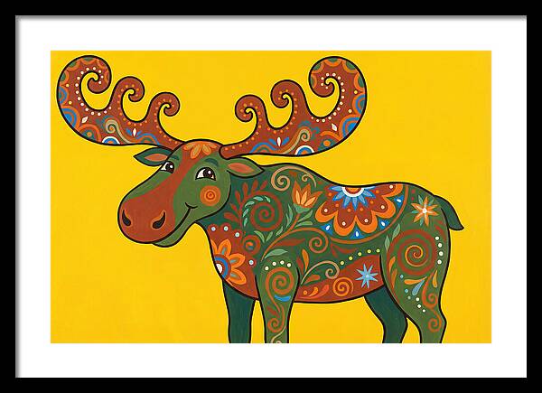 Folk Art Moose