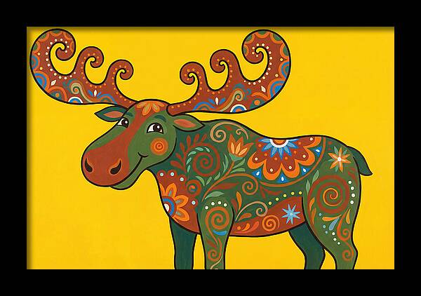 Folk Art Moose