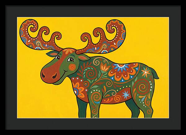Folk Art Moose