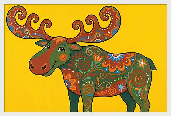 Folk Art Moose