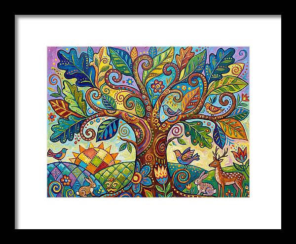 Folk Art Oak Tree
