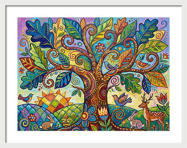 Folk Art Oak Tree