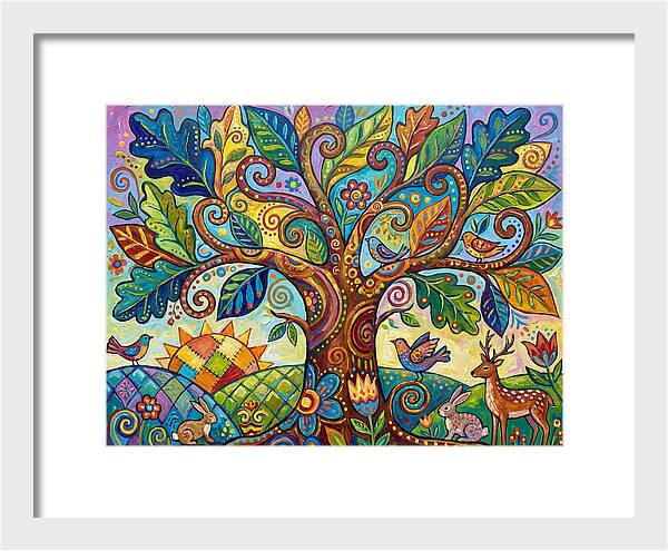 Folk Art Oak Tree