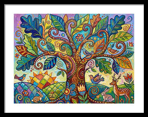 Folk Art Oak Tree