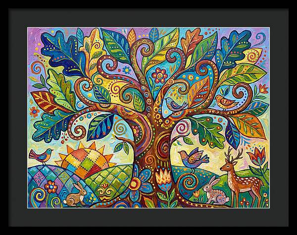 Folk Art Oak Tree