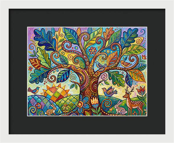 Folk Art Oak Tree