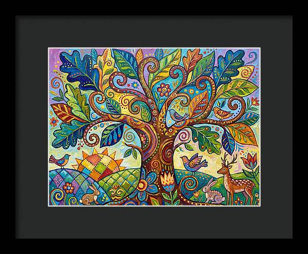 Folk Art Oak Tree