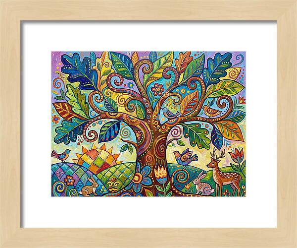 Folk Art Oak Tree