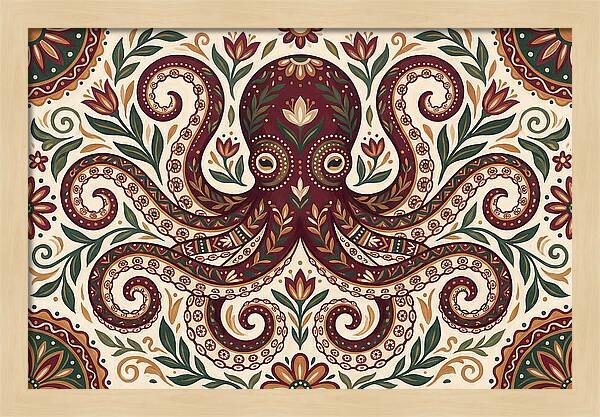 Folk Art Octopus