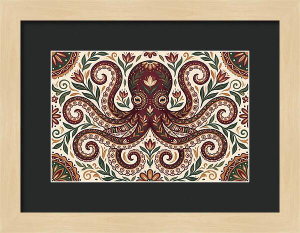 Folk Art Octopus