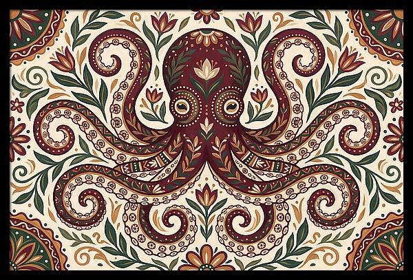 Folk Art Octopus