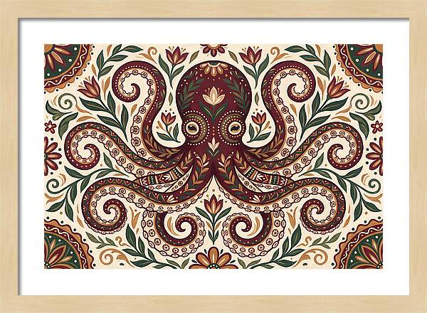 Folk Art Octopus
