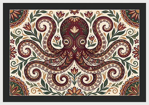 Folk Art Octopus