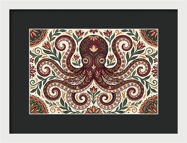 Folk Art Octopus