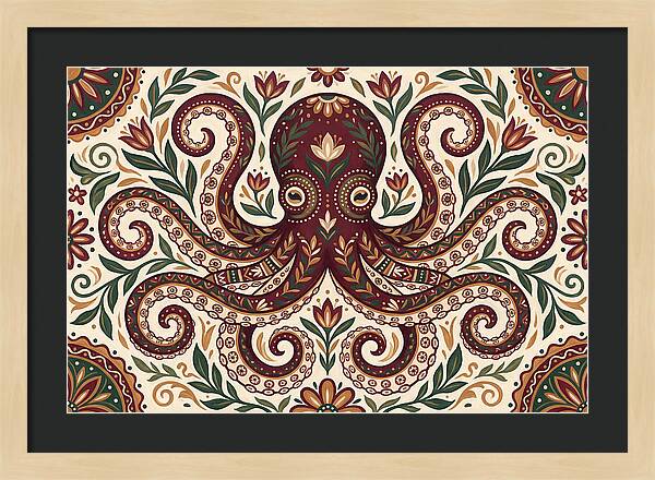 Folk Art Octopus