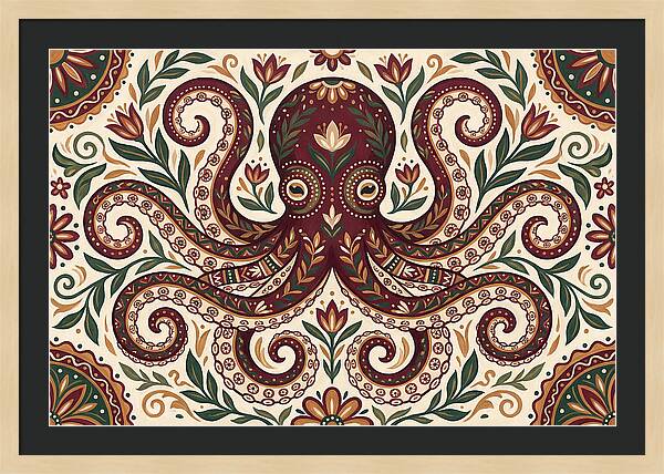 Folk Art Octopus