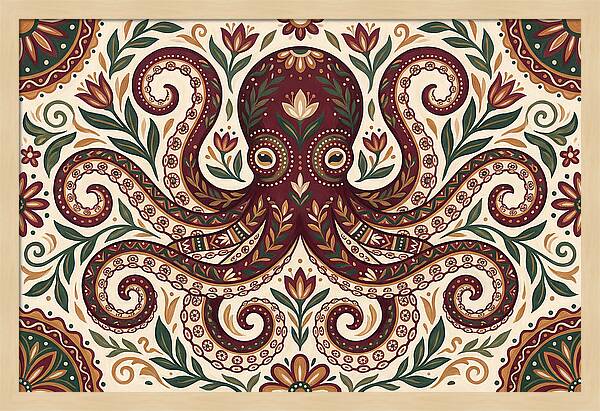 Folk Art Octopus