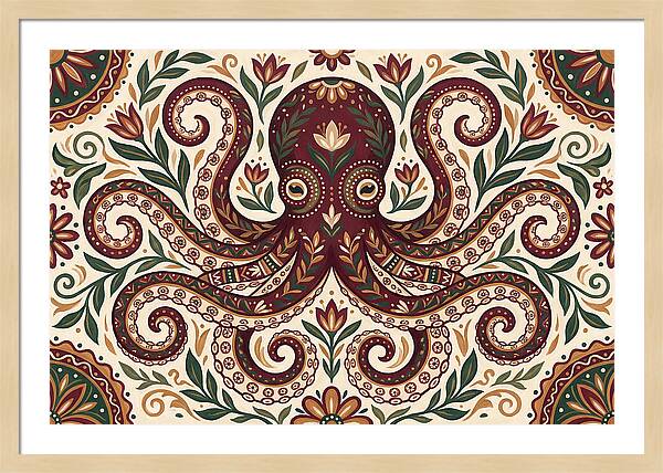 Folk Art Octopus