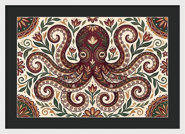Folk Art Octopus
