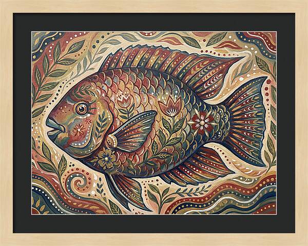Folk Art Parrotfish