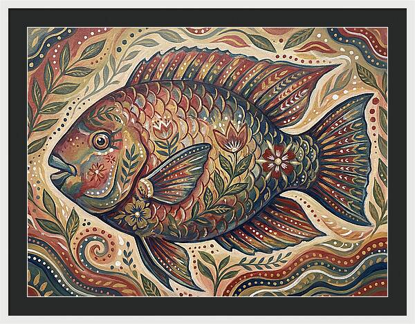 Folk Art Parrotfish